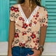 thumbnail image 1 of Fiudx Ofertas y Liquidaciones Blusa Informal de Manga Larga con Estampado Cómodo y Botones para Mujer, 1 of 5
