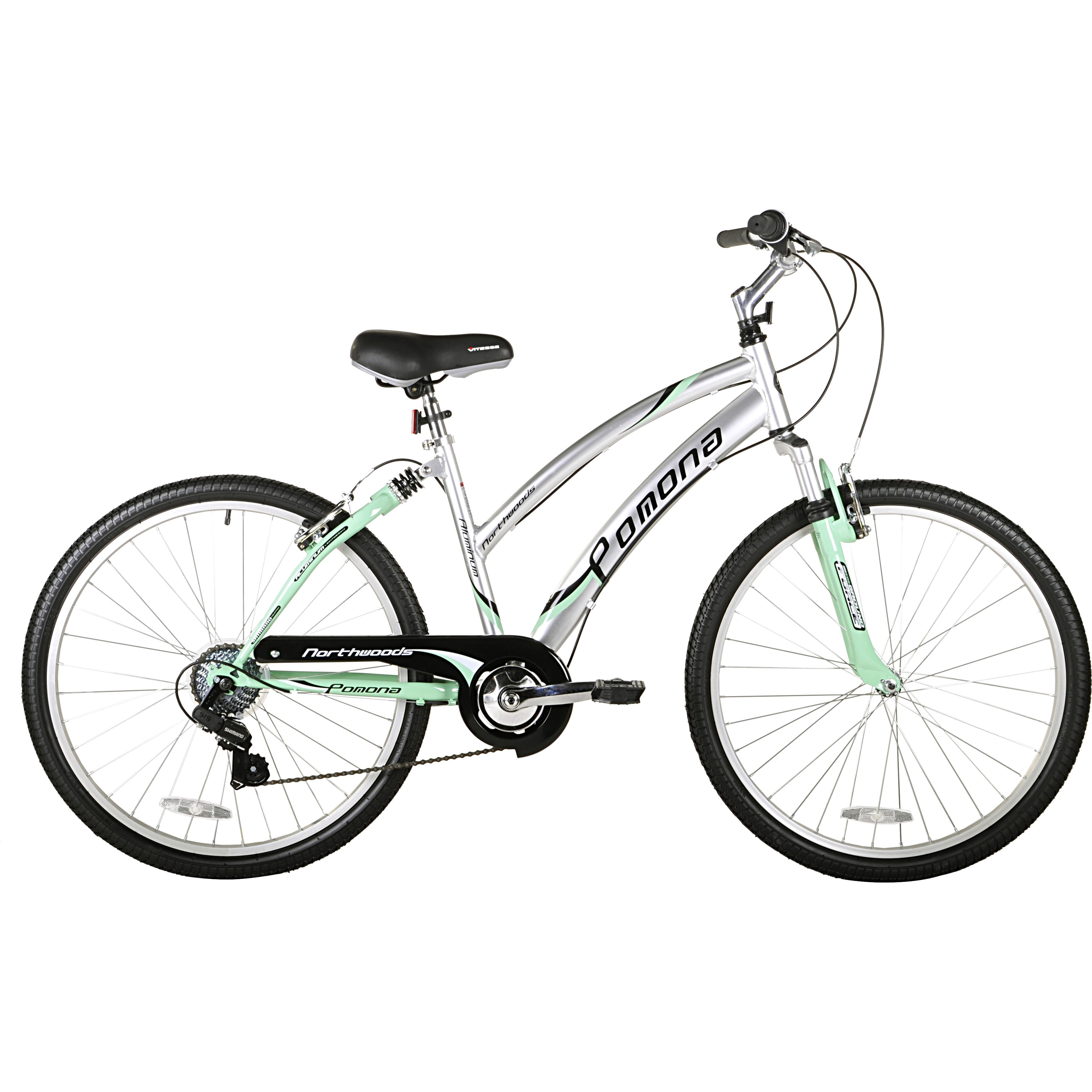 northwoods pomona men's dual suspension comfort bike review
