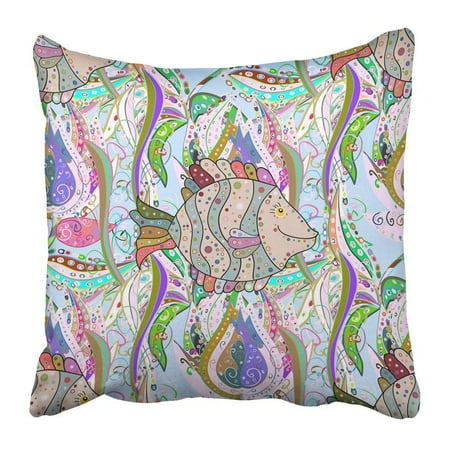 - BPBOP 1950S Coloring Book Border Floral Paisley Patten Ethnic Mandala Towel Henna Style 1960S Boho Pillowcase Pillow Cover 20x20 inches