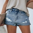 thumbnail image 2 of Seductiva Clothing Summer Shorts for Women Denim Shorts Women High Waisted Stretchy Summer Women Casual Jeans, 2 of 5