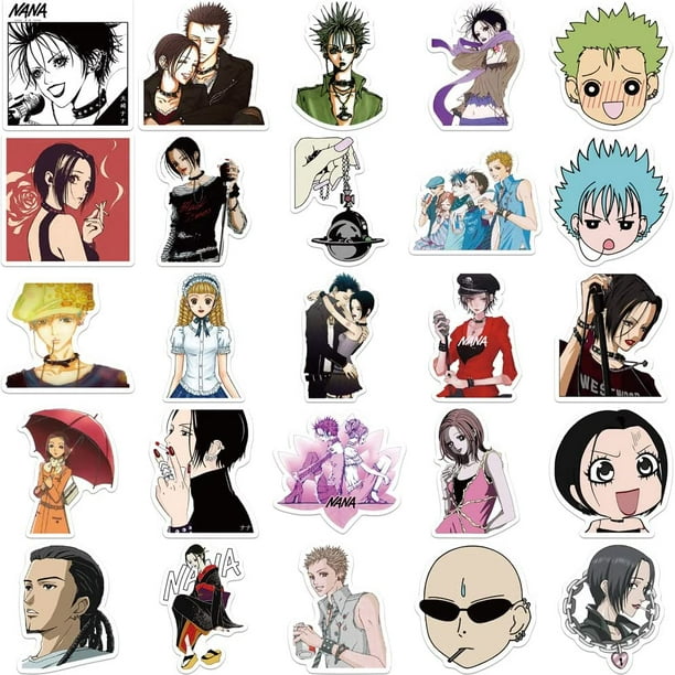  50pcs Japanese Anime Nana Stickers Waterproof Vinyl