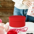 thumbnail image 4 of Masteelf Red Round Flower Gift Box for Wrapping Spacious and Paper to Use 1 Piece, 4 of 7