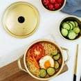 thumbnail image 2 of Olla coreana para fideos ramen, olla coreana amarilla de aluminio para fideos instantáneos (20 cm), 2 of 8