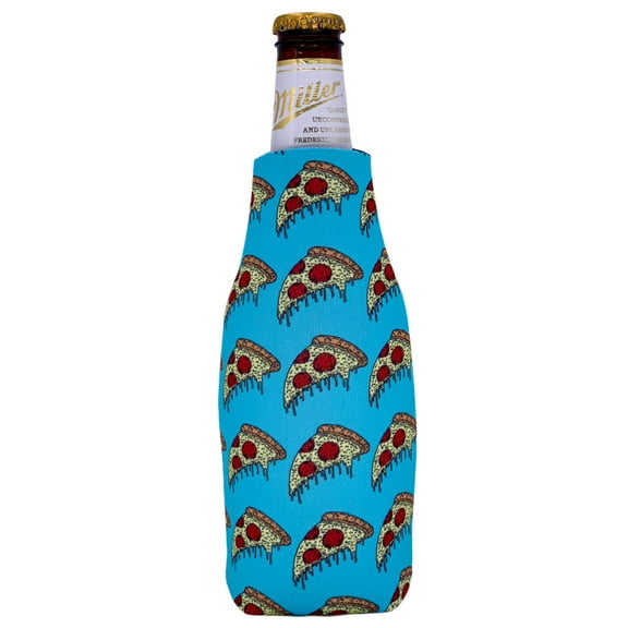 Pizza Slice Pattern Beer Bottle Coolie