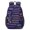 Pioneer Flower Floral Print Pattern-3, variant on Pioneer Flower Floral Print Pattern 17" School Backpacks for Teens,Waterproof Oxford Fabric,S-Shape Padded Straps for School,Travel,Hiking,Camping