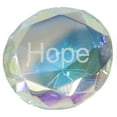 thumbnail image 1 of 2 Inch Large Inspirational Message Round Cut Jewel Paperweight - Hope, 1 of 1