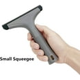 thumbnail image 3 of GUGUGI Super Flexible Silicone Squeegee, Auto Water Blade, Water Wiper, Shower Squeegee, 5.9'' Blade and 7.5'' Long Handle, for Car Windshield, Window, Mirror, Glass Door, Grey Black, 3 of 14