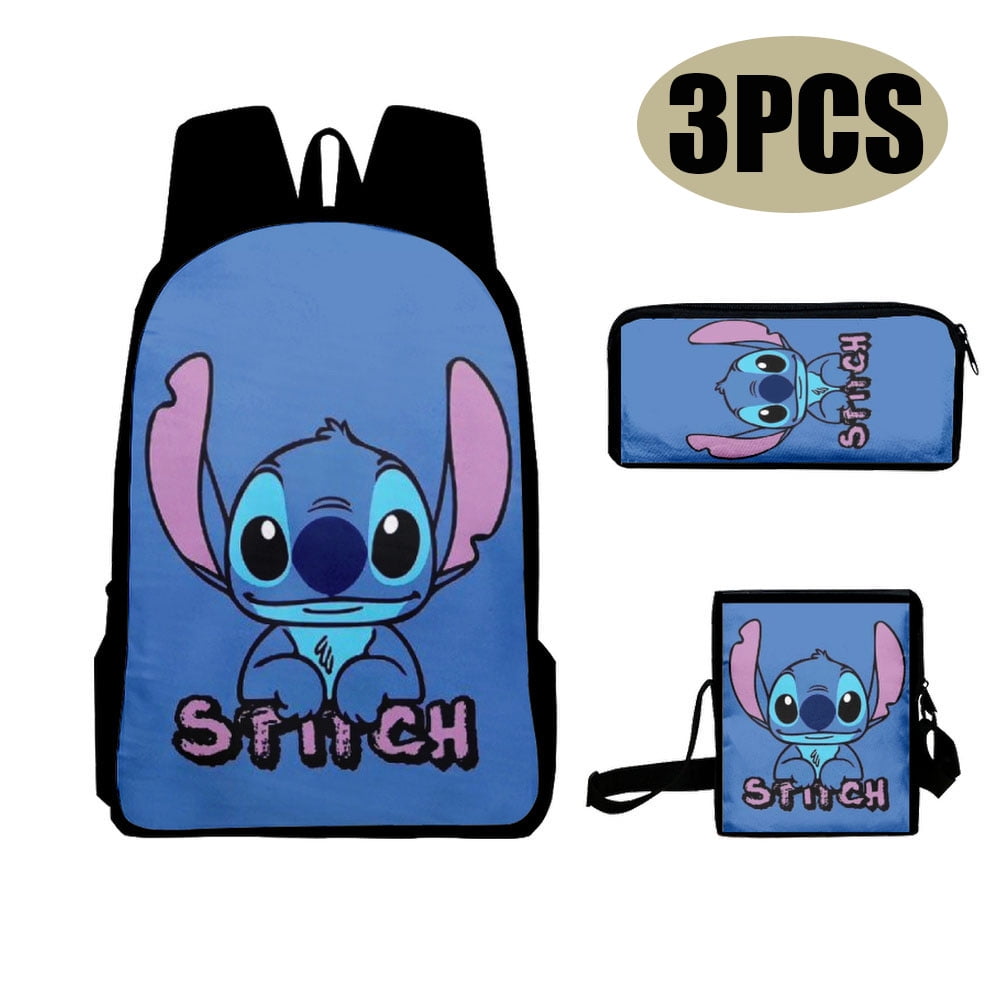 Lilo and Stitch Backpack Stitch Teens or Kids Backpack 16 inch 3PCS
