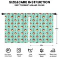 thumbnail image 2 of Blackout Kids Curtains,Hedgehog and Love Childrens Insulated Curtains Set Of 2,Bedroom Essentials,Toddler Room Decor 52"x63"(132x160cm), 2 of 4