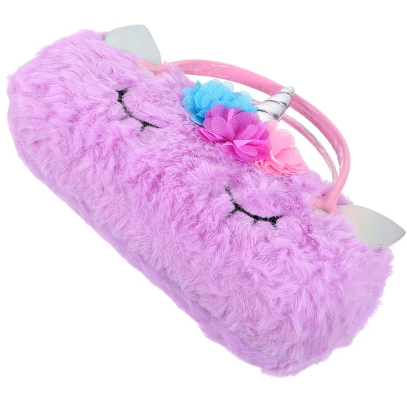 AURARMLET soft eyeglass pouch Unicorn Glasses Case Plush 2Set Drop-proof for Outdoor Activities Back to School