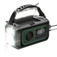 thumbnail image 1 of 12000MAh Emergency Weather Radio Hand Crank Radio Solar Radio Portable AM/FM/ Radio with Flashlight, 1 of 5