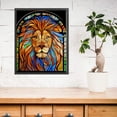 thumbnail image 3 of Hilo Algodón Bordado Punto Cruz Con León Cristal 11CT 40x50cm, 3 of 9