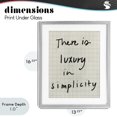 thumbnail image 4 of Stupell Industries Modern Luxury In Simplicity Scrawl Gray Framed Print Under Glass, 13 x 16, by Victoria Barnes, 4 of 8