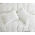 thumbnail image 5 of Chezmoi Collection Breeze 3-Piece Cotton Gauze Queen Duvet Cover Set, White Soft Washed Cotton Linen Like Textured Breathable Comforter Cover with Button Closure, 5 of 9