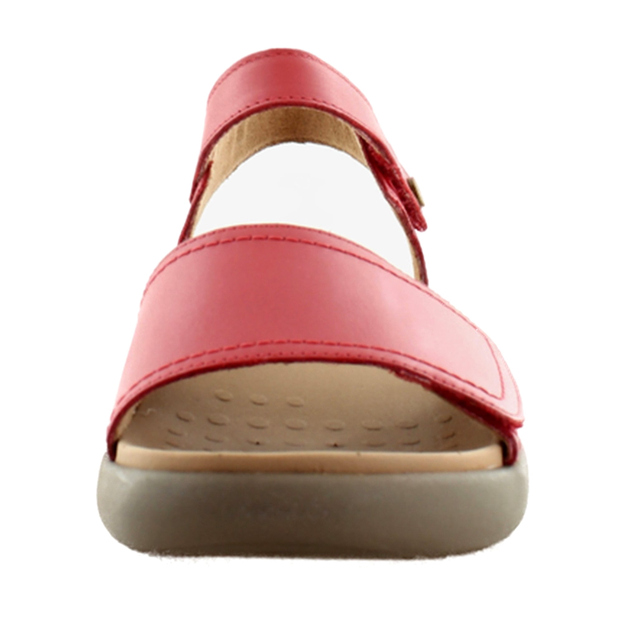Vionic Awaken Women's Sandals Red Leather Size 10 W - Walmart.com