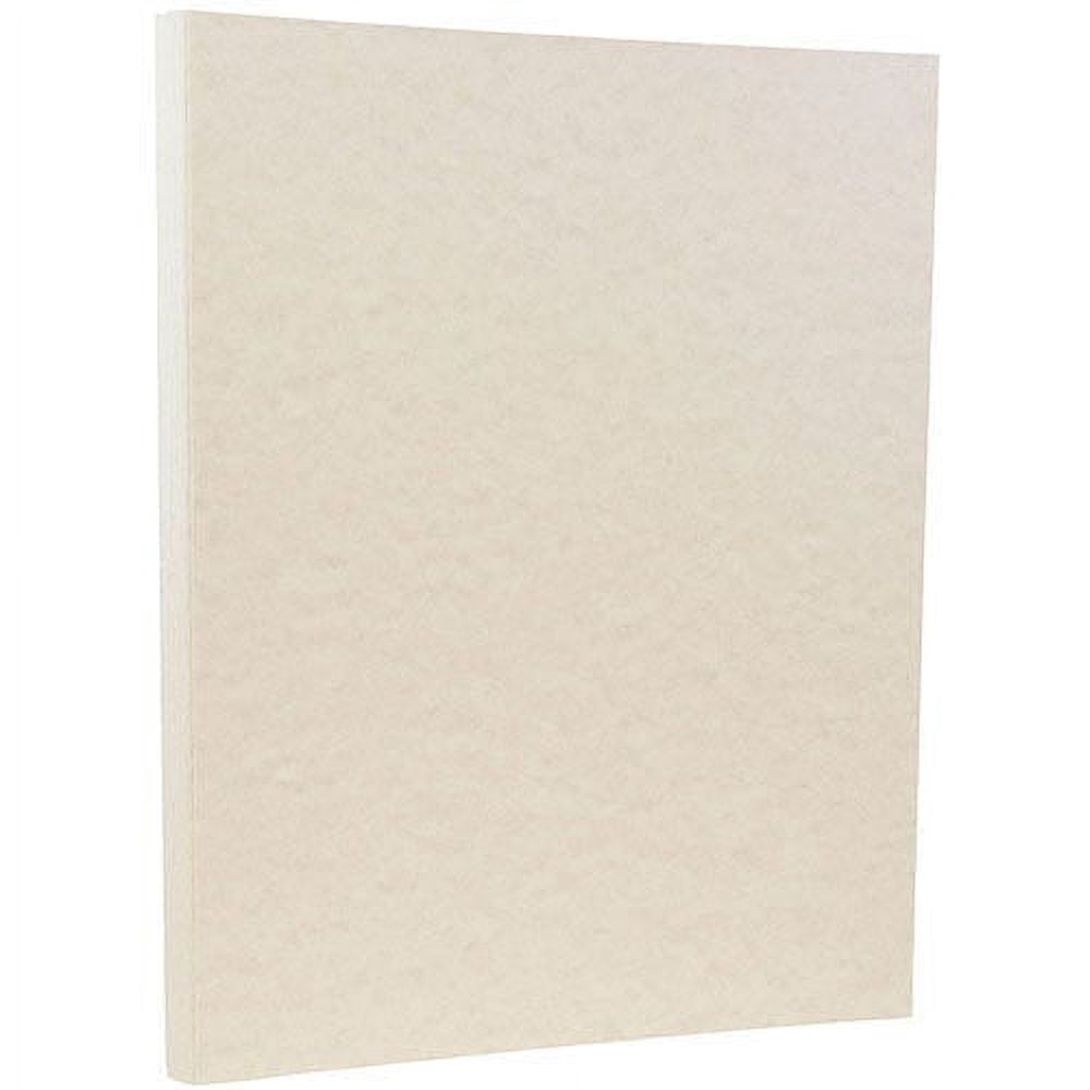 JAM Paper Parchment, 8 1/2 x 11, Pewter Parchment, 65lb, 2 packs of 50