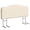 Beige, variant on Pinmoco Upholstered Headboard for Queen Bed, Height Adjustable and Memory Foam Arc-shaped Head Board, Gray