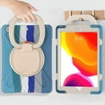 thumbnail image 2 of iPad 10.2 Case 9th /8th /7th Generation iPad 9 8 7 case 360°Rotatable Stand with Shoulder Strap Handle Pencil Holder Heavy Duty Shockproof Silicone Protective Case, 2 of 8
