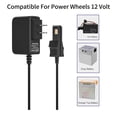 thumbnail image 2 of CSYANXING Battery Charger for Fisher Price Power Wheels 12V 1A Output Ride On Toy Car Charger Power Cord, 2 of 10