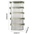 thumbnail image 2 of Anuirheih Spice Containers Seasoning Box, Clear Seasoning Rack Spice Pots with Lids, Spice Storage Box for Kitchen(Green), 2 of 4