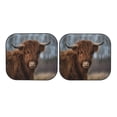 thumbnail image 7 of Goofa Yak Pattern 2 Piece Car Windshield Sun Shade Foldable | Front Windshield Shade for Sun, Heat and UV Rays | Sunshade for Car Front Window-, 7 of 7