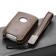 thumbnail image 4 of Vitodeco Leather Remote Key Case Cover Protector Comaptible with Mazda 3, Mazda 6, CX-5, CX-50, CX-3, CX-30, CX-9, CX-90, CX-70, 4-Button, Brown, 4 of 5