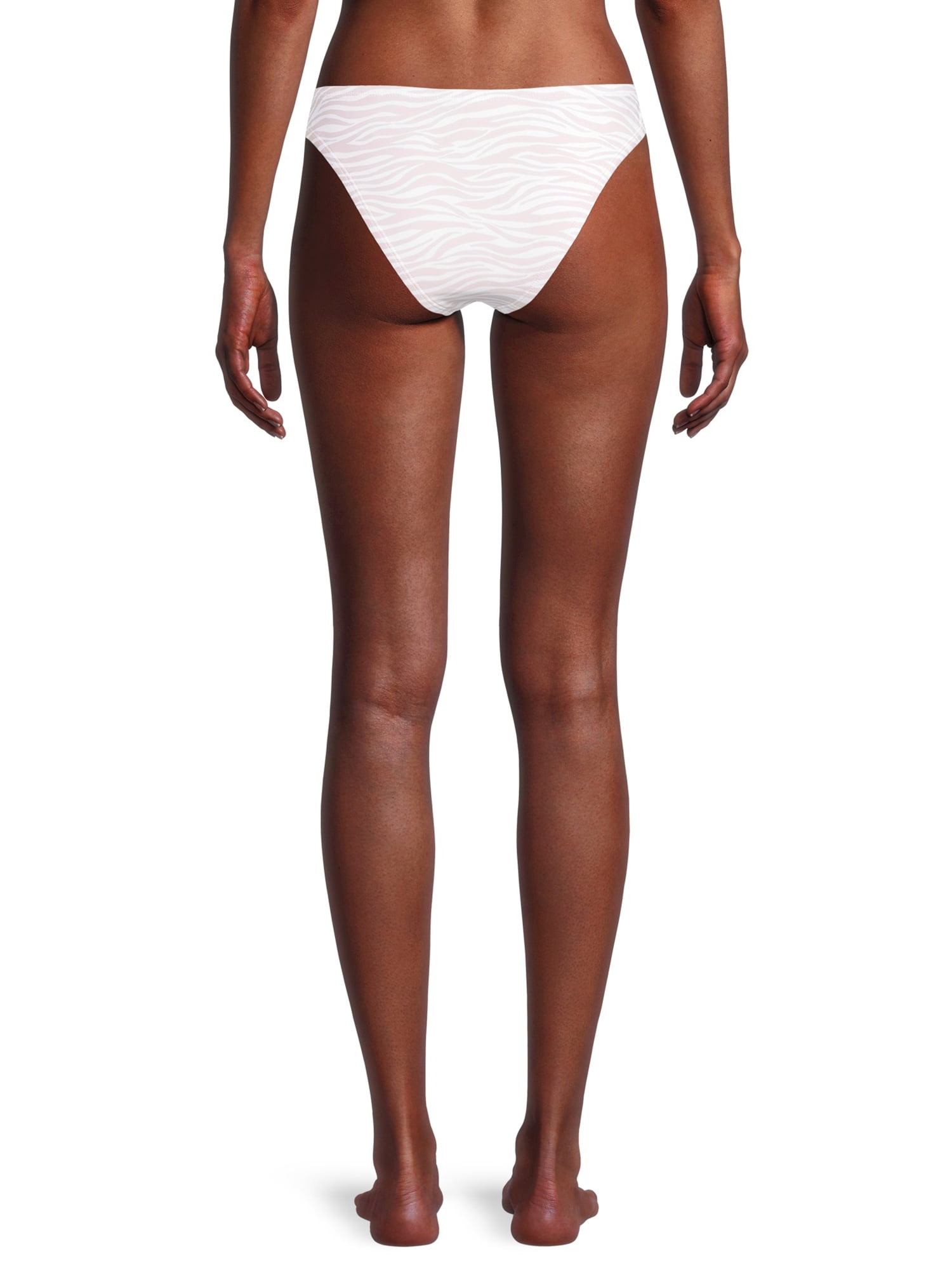 Social Angel Women's Print Scoop Bikini Swimsuit Bottom