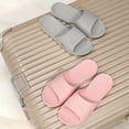 thumbnail image 4 of Zapatillas de casa plegables de EVA para hombre y mujer, zapatos planos antideslizantes para interiores, Hotel, viaje, baño, novedad de 2024, 4 of 5