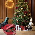 thumbnail image 5 of Sruoe Wreath Storage Container 24", Christmas Wreath Storage Bag Garland Holiday Container with Handles, Holiday Decoration Organizers, Tear Resistant Fabric, 5 of 6