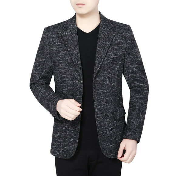 Business Casual Men Mens Stylish Casual Solid Blazer Business Wedding Party Outwear Coat Suit Tops