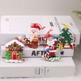 thumbnail image 5 of 1 pieza de arcilla suave para colgar en el árbol de Navidad, con forma de Papá Noel, color rojo y blanco, con forma de hombre de jengibre y casa, para Año Nuevo, decoraciones navideñas, 5 of 5