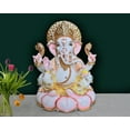 thumbnail image 2 of Tensona Ganesh Statue, 12 in, Hinduism Ganesh, Garden Statues, Hand Painted, 1 Count, 2 of 8