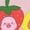 HEATHER PINK, variant on CapyFun - Capybara Capy Fruits - Youth Girls Fitted Short Sleeve T-Shirt