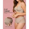 thumbnail image 6 of Leonisa | Invisible High Waisted Tummy Control Stripe Lace Underwear | Shapewear Panties for Women | 12903, 6 of 8