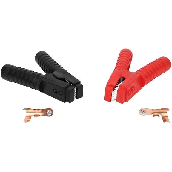 SCITOO Jumper Cable Clamps Replacement, Heavy Duty Battery Booster Cable Alligator Clamps, Heavy Duty Jumper Replacement, Red and Black Set, 800AMP, 4 PCS