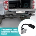 thumbnail image 3 of Unique Bargains 7 Pin Trailer Wiring Harness Extension Connector Vehicle-Side Truck Bed 7 Way RV Wiring Plug Harness, 3 of 7