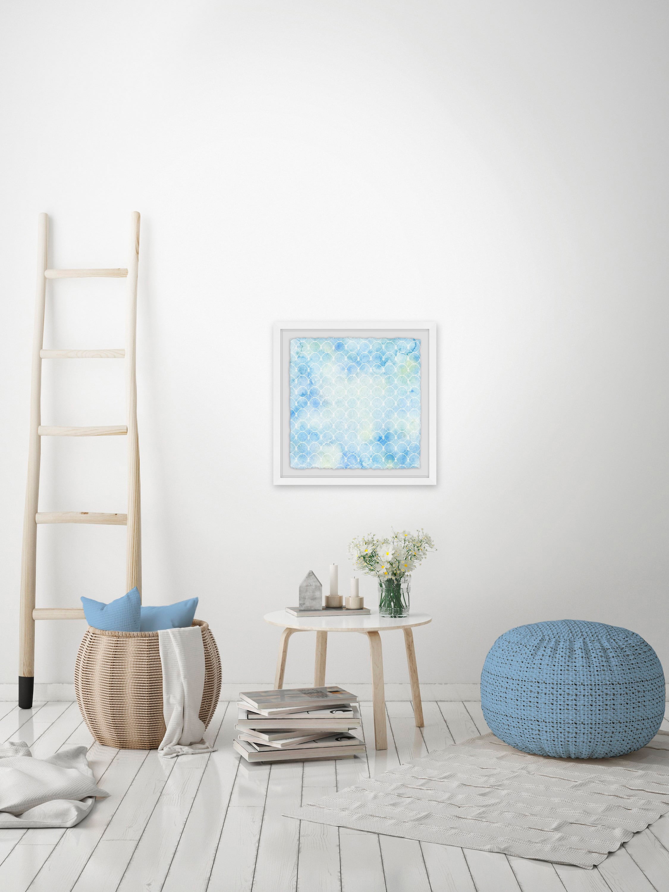 Prismatic Artic Framed Painting Print