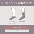 thumbnail image 5 of Hanes Women's Originals Supersoft No Show Socks, Stretch No Show Socks, 6-Pairs, 5 of 5