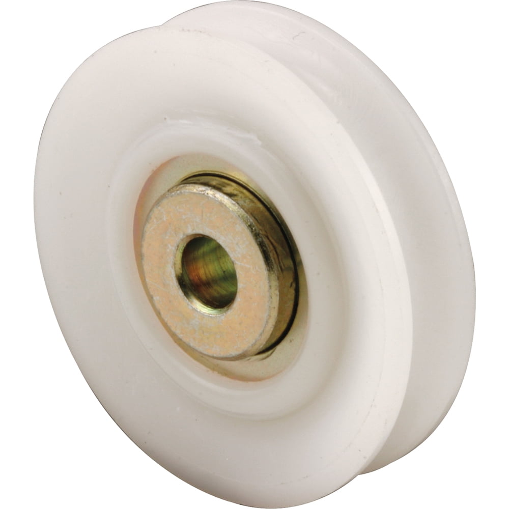 Nylon Roller, Steel Ball Bearings, 111/16 in. Diameter, 7/16 in. wide