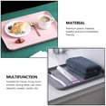 thumbnail image 4 of Bandeja decorativa de plástico cuadrada para fruta, 3 piezas, para desayuno, decoración del hogar, plato de comida, bandeja de comida rápida, bandeja para servir en fiestas, 4 of 6