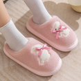 thumbnail image 3 of Bixock Slippers for Womens Indoor House Cotton Shoes Multi Size Fluzzy Fleece Lined Slide Warm Comfortable Non-Sliped Women Shoes, 3 of 9