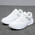 thumbnail image 5 of enyan Women Running Shoes Breathable Casual Sneakers Comfortable Walking Tennis Shoes Women's Sneakers White,Size 7.5, 5 of 7