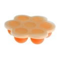 thumbnail image 2 of Contenedor de alimentos para bebés, bandeja de congelador infantil, caja de almacenamiento de destete con tapa, molde de antiadherente para puré naranja Macarena Bandeja del congelador, 2 of 8