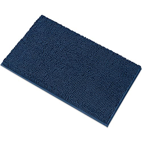 Extra Soft and Absorbent MAYSHINE Chenille Bath Mat for Bathroom Rugs 32" x20" 