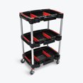 thumbnail image 1 of Luxor Mechanic's Three-Shelf Cart, 1 of 5