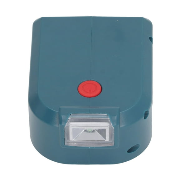 Portable Power Converter with 18W PD3.0 Type-C & 5V 2.1A USB Output, LED Work Light, Compatible with Bosch 14.4-18V Batteries, Ideal for Camping & Maintenance