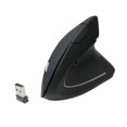 thumbnail image 2 of Ratones inalámbricos verticales ergonómicos, ligeros y cómodos con adaptador USB Negro, 2 of 9