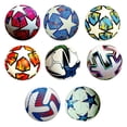 thumbnail image 2 of Balón de fútbol de tamaño 5 para uso regular en equipos de 11 jugadores, balón de entrenamiento de fútbol para competición, práctica escolar, juego en interiores y exteriores, 2 of 5