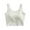 White, variant on Tnhcen Women's Summer Solid Color Camisole with Built-in Bra Lace Trim Spaghetti Strap Bow Decoration Sleeveless Sleepwear for S-XL