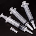 thumbnail image 2 of GFDYREE 4 Pack 20ml Syringes Plastic Syringe with Cap Seringue 20 ml for Scientific Labs and Dispensing Multiple Uses Measuring Syringe Tools, 2 of 7